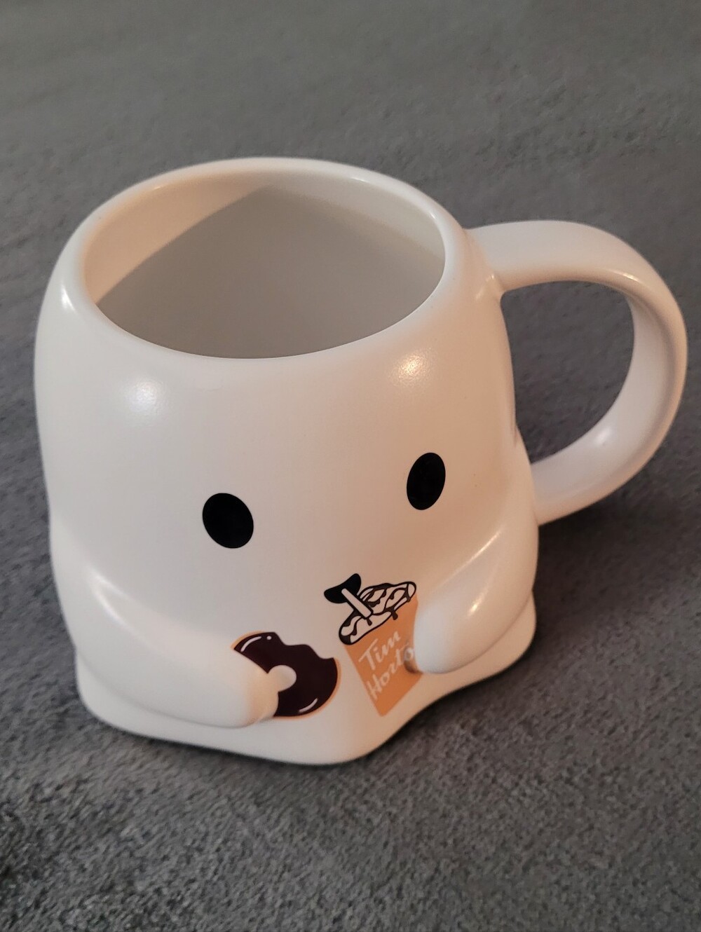 Tim Hortons Ghost-Shaped Halloweem Mug
